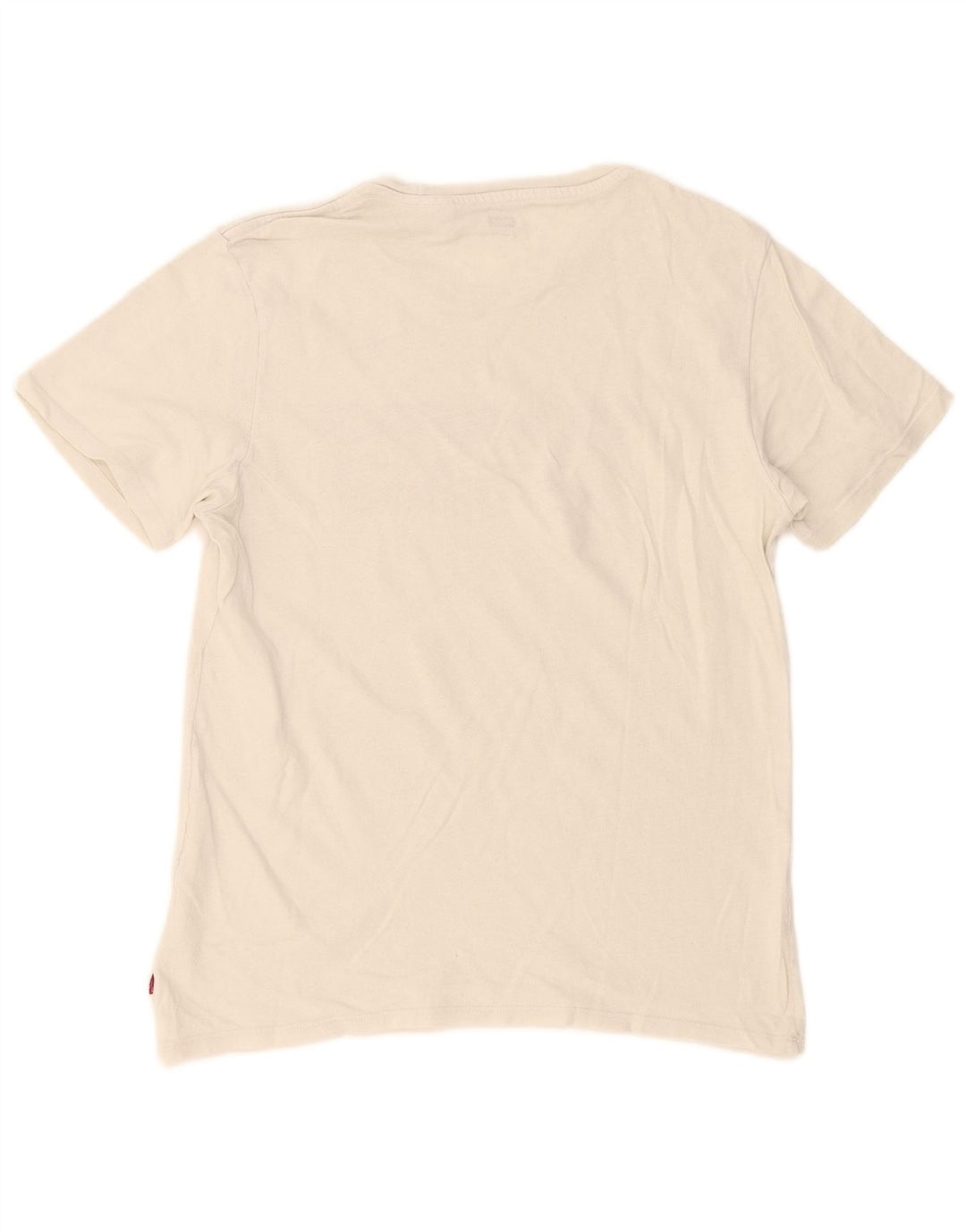 Levi's Damen-T-Shirt in Übergröße mit Grafik, UK 10, Größe S, Weiß