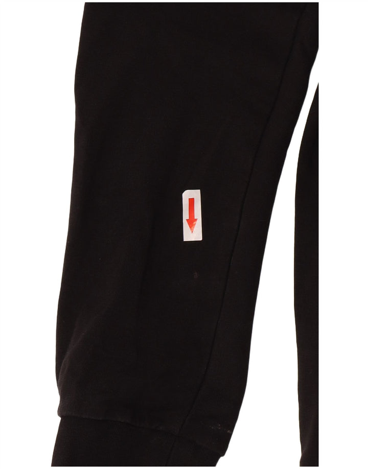 Fila Damen Grafik-Sweatshirt-Pullover, kleine schwarze Baumwolle