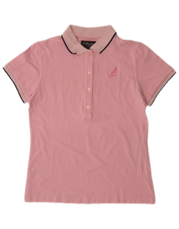AUSTRALIAN L'ALPINA Damen Poloshirt IT 42 Mittelrosa