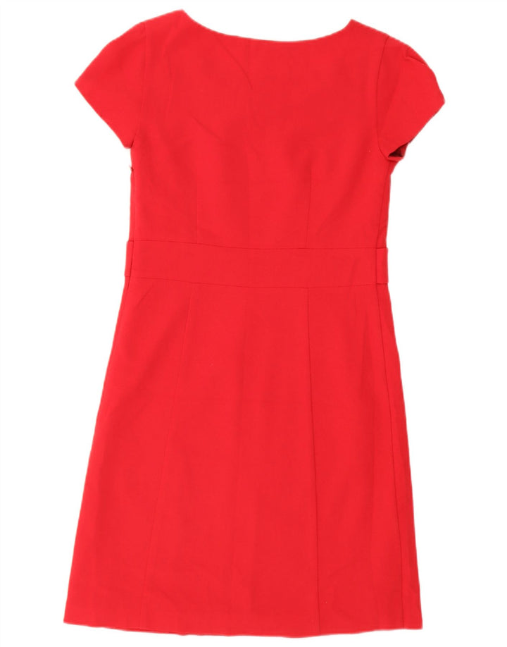 Laura Ashley Damen-A-Linien-Kleid, Größe S, Rot, Polyester