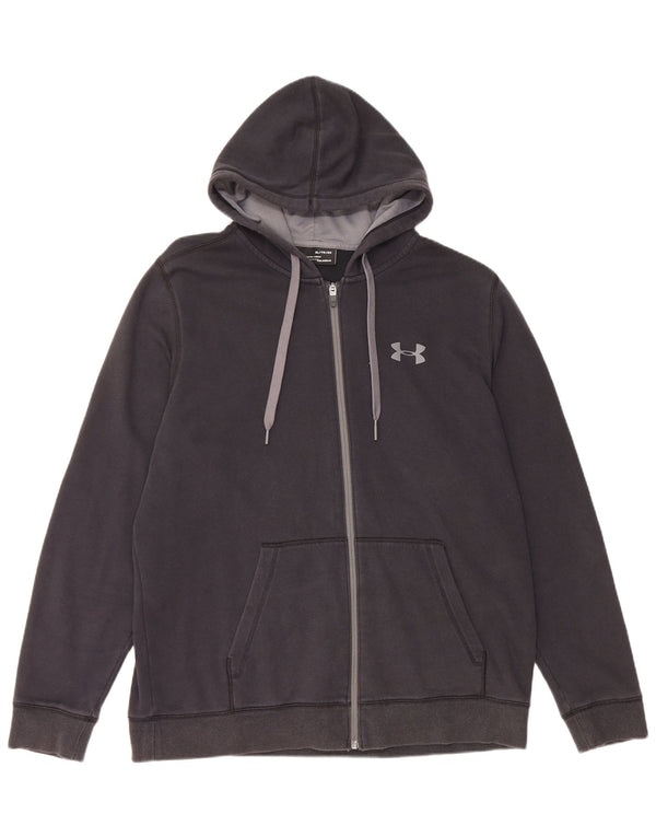 Under Armour Herren Cold Gear Zip Hoodie Pullover XL Schwarz Baumwolle