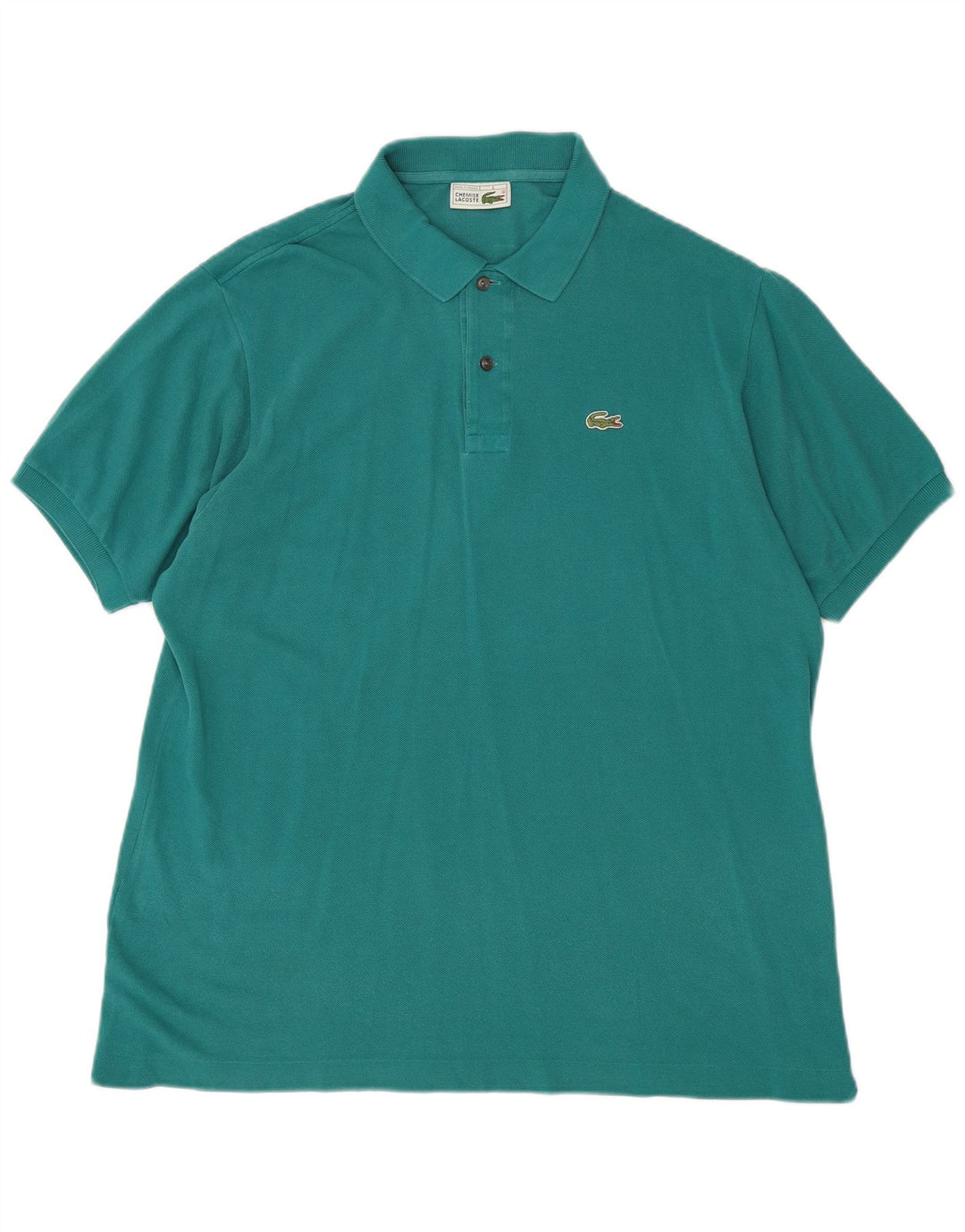 Lacoste Herren Poloshirt Größe 6 XL Grüne Baumwolle