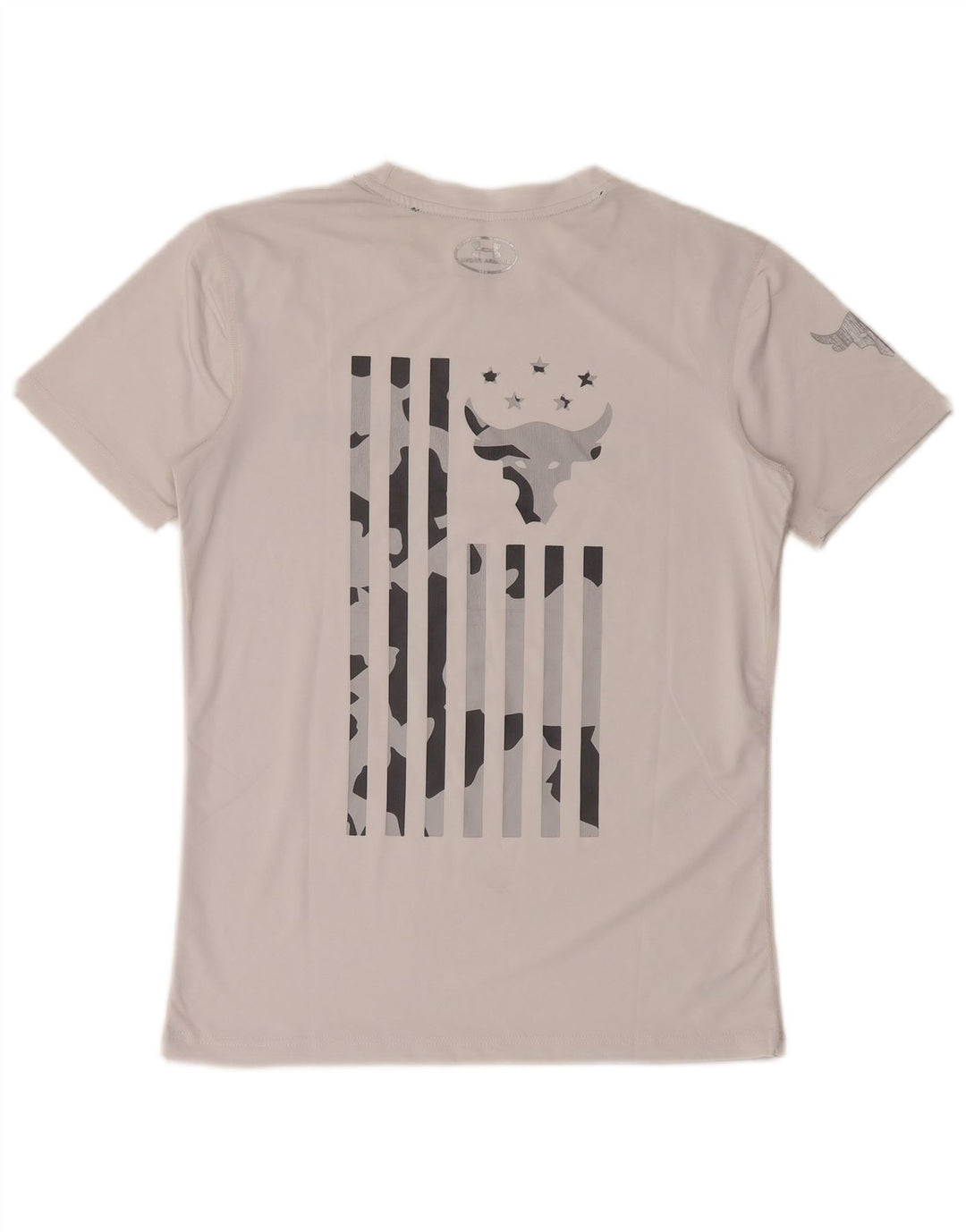 Under Armour Herren Heat Gear Graphic T-Shirt Top Mittelweißes Polyester