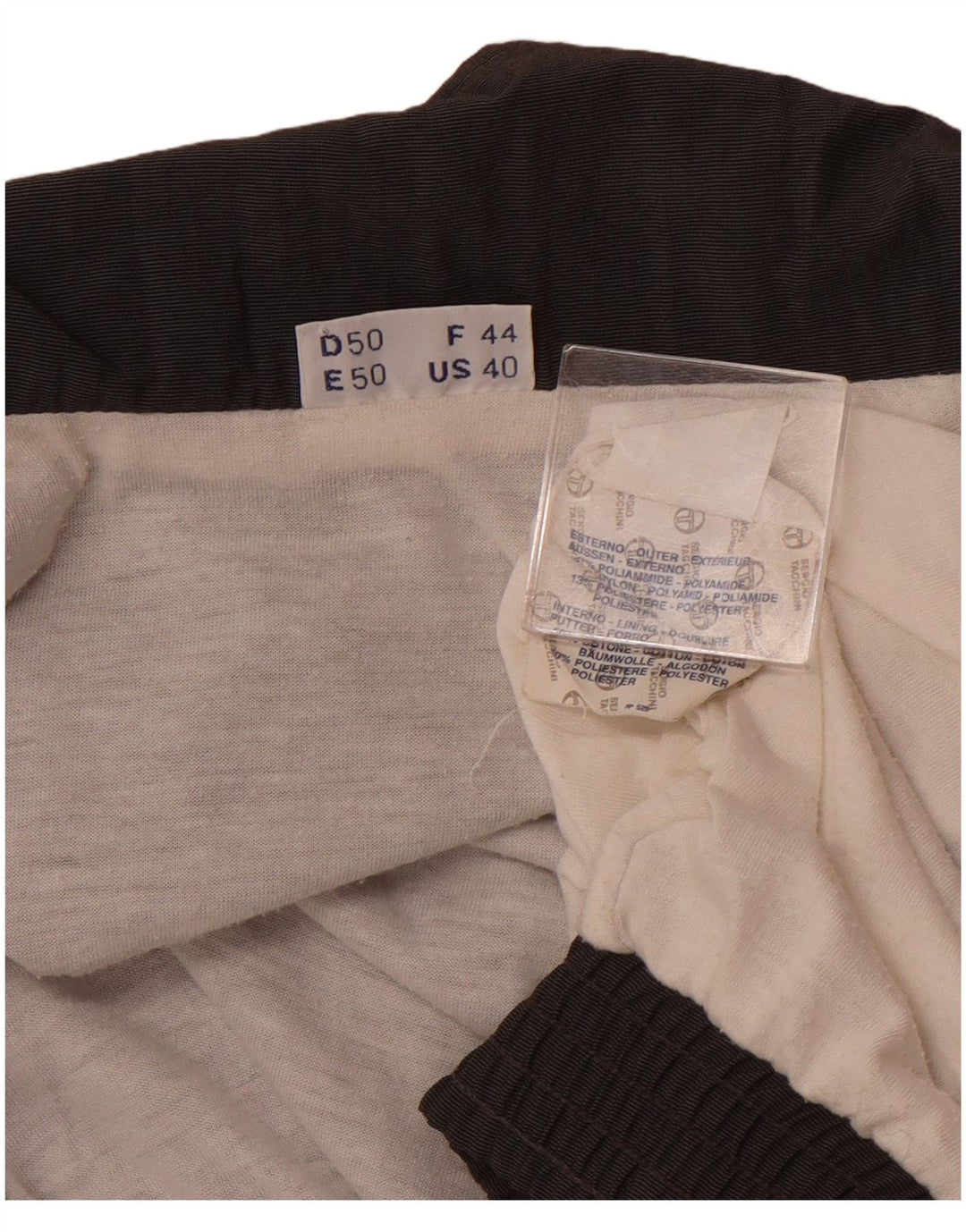 Sergio Tacchini Herren Trainingsanzug Top Jacke IT 50 Large Grau Polyamid