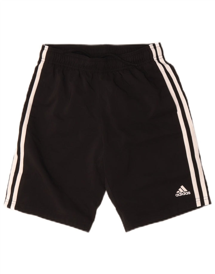Adidas Sportshorts für Jungen, 9–10 Jahre, schwarzes Polyester