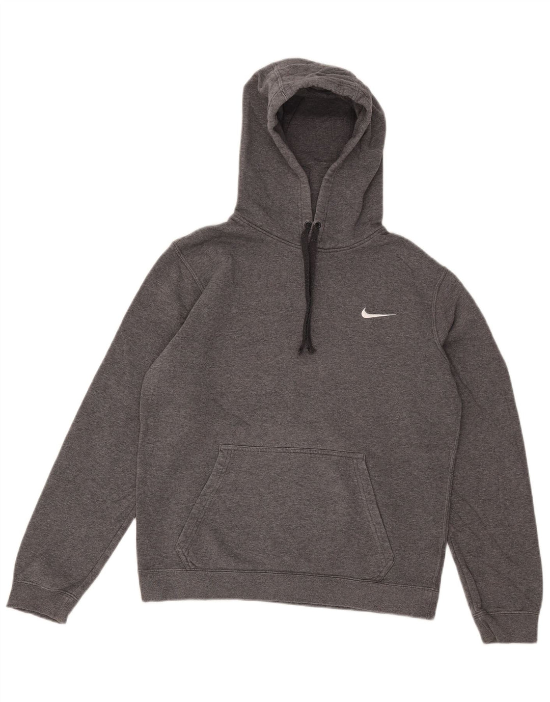 Nike Herren-Kapuzenpullover, klein, grau gefleckte Baumwolle