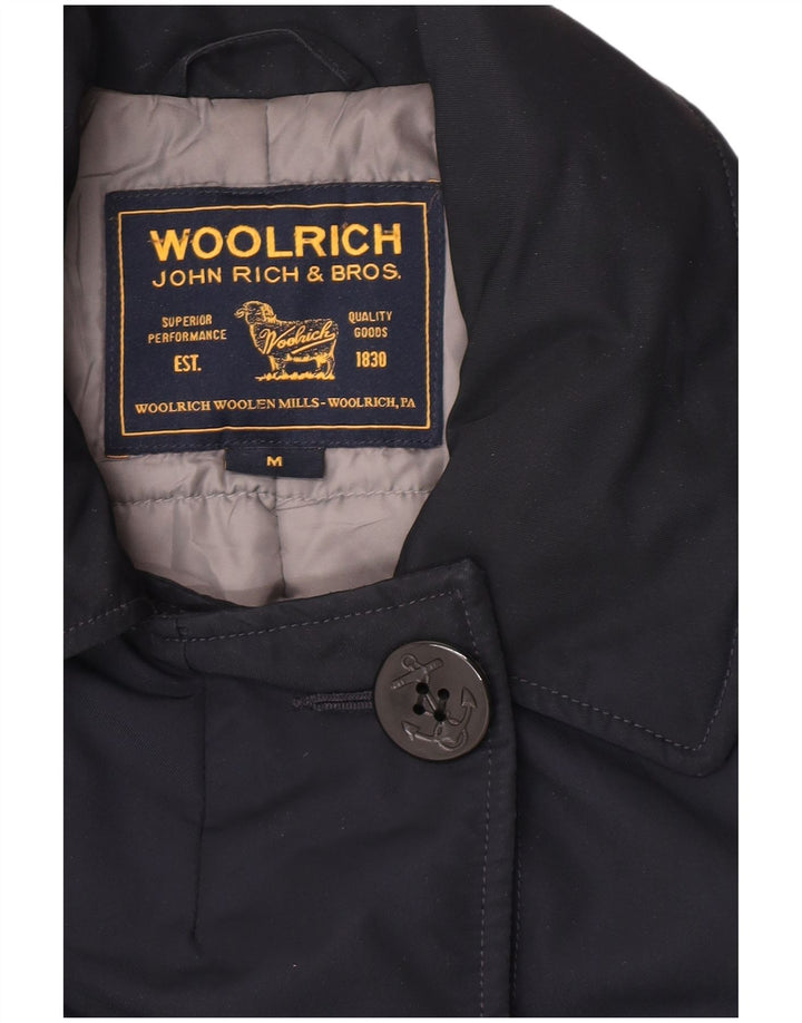 Woolrich Damen Pea Coat UK 14 Medium Marineblau