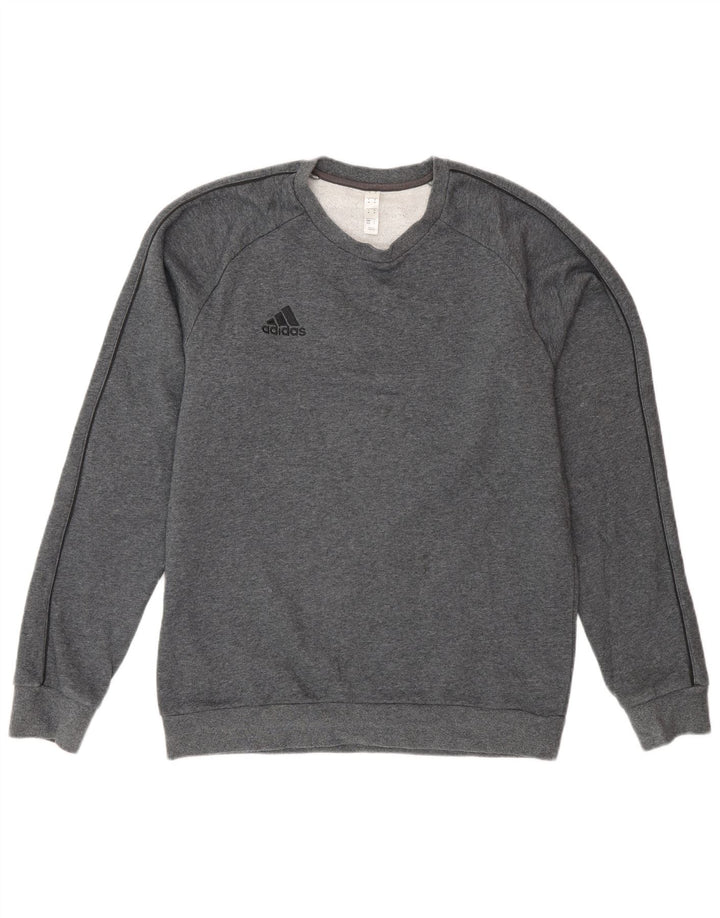 Adidas Herren Sweatshirt Pullover mittelgraue Baumwolle