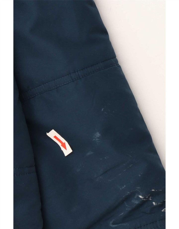 Adidas Herren Wattierte Jacke UK 38 Medium Marineblau Polyester