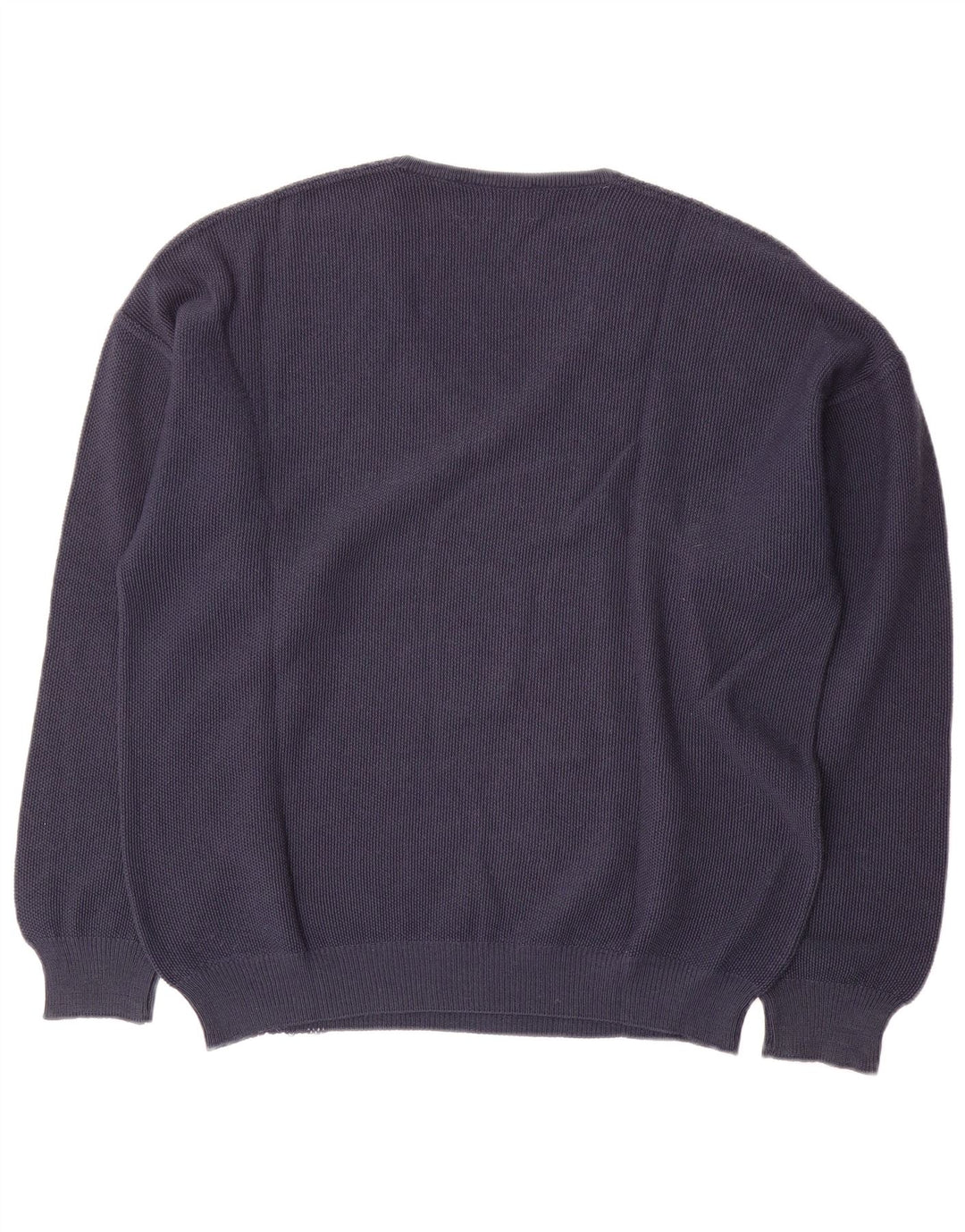 Il Granchio Herren-Pullover mit V-Ausschnitt in mittlerem Marineblau