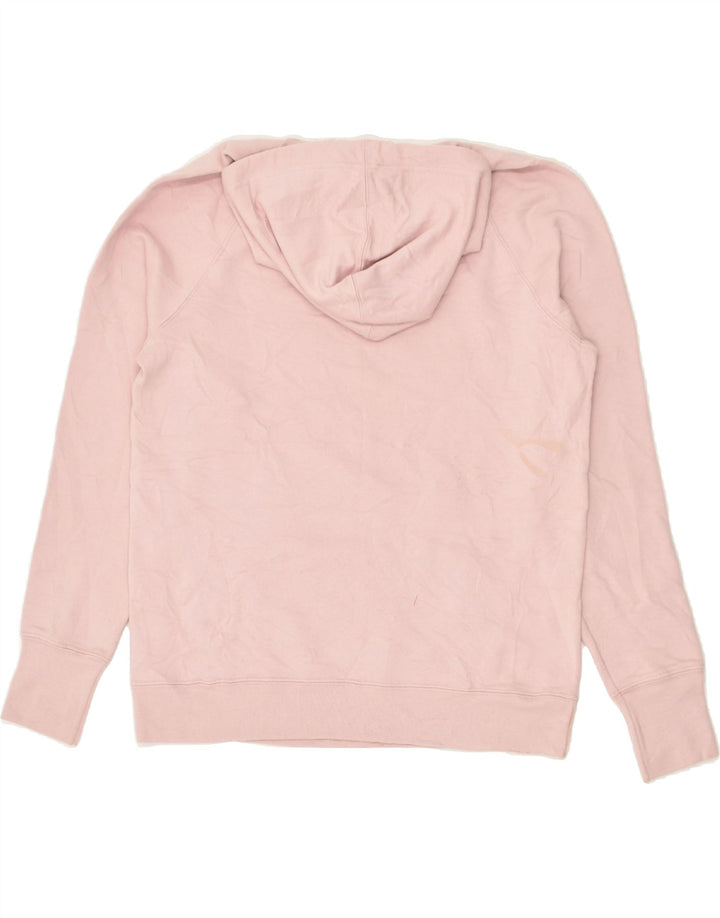CHAMPION Womens Graphic Hoodie Jumper UK 14 Medium Pink Polyester | Vintage Champion | Thrift | Second-Hand Champion | Used Clothing | Messina Hembry 