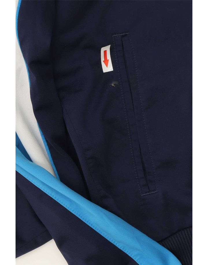 Puma Herren-Trainingsanzug-Top-Jacke, mittelgroß, Marineblau, Farbblock