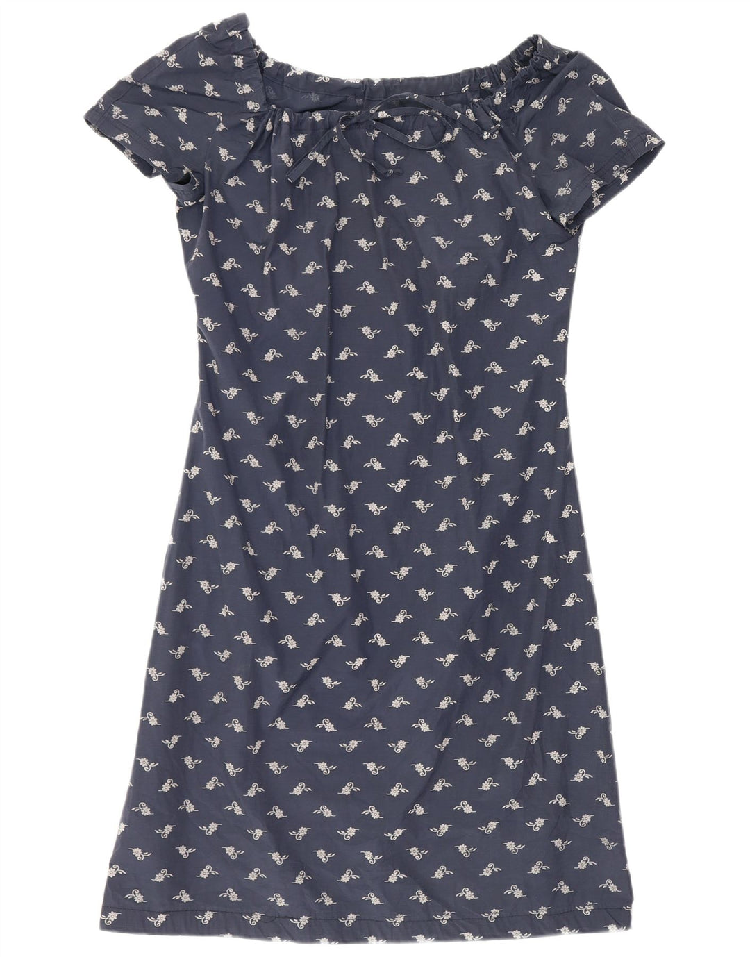 Schulterfreies Damenkleid von Superga, Größe S, Marineblau