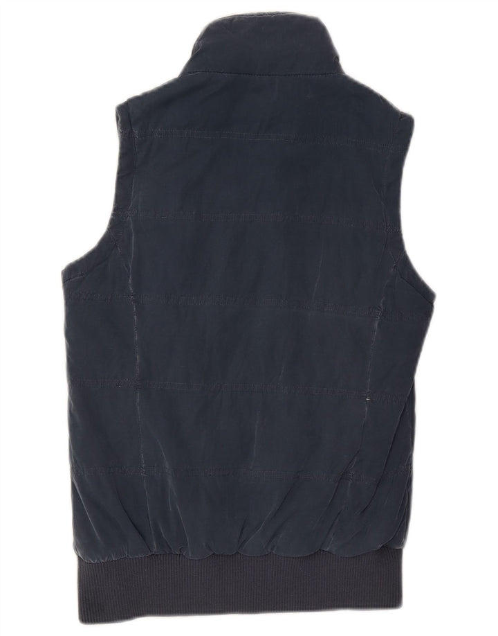 Fat Face Damen Wattierte Weste UK 8 Small Marineblau Polyester