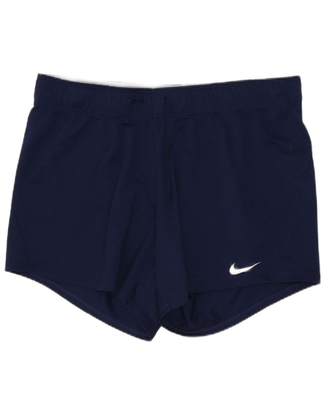 Nike Damen Dri Fit Sport Shorts UK 12 Medium Marineblau Polyester
