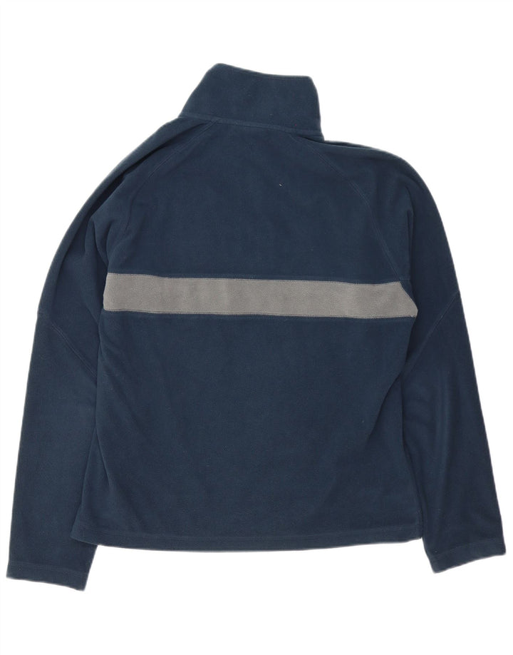 O'Neill Herren-Fleecepullover mit Reißverschluss am Hals, mittlerer Marineblau-Farbblock