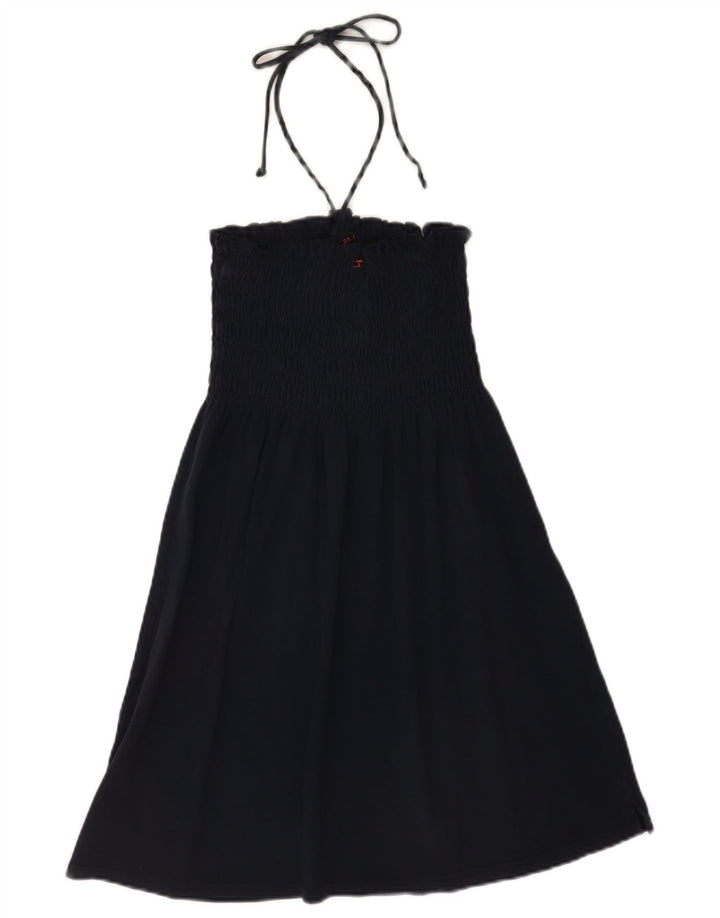 Sun68 Damen Neckholder-Kleid UK 18 XL Marineblau