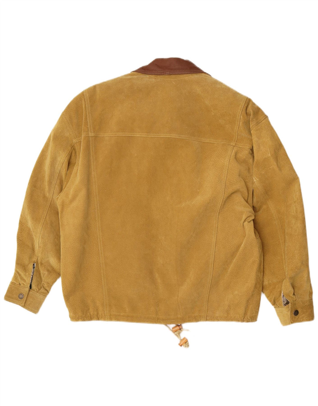Front Line Herren Wildlederjacke UK 40 Large Beige Leder
