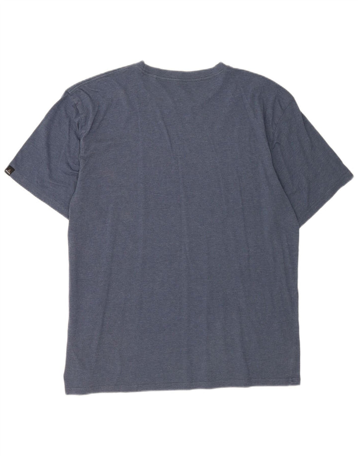 Prana Herren T-Shirt Top 2XL Marineblau meliert