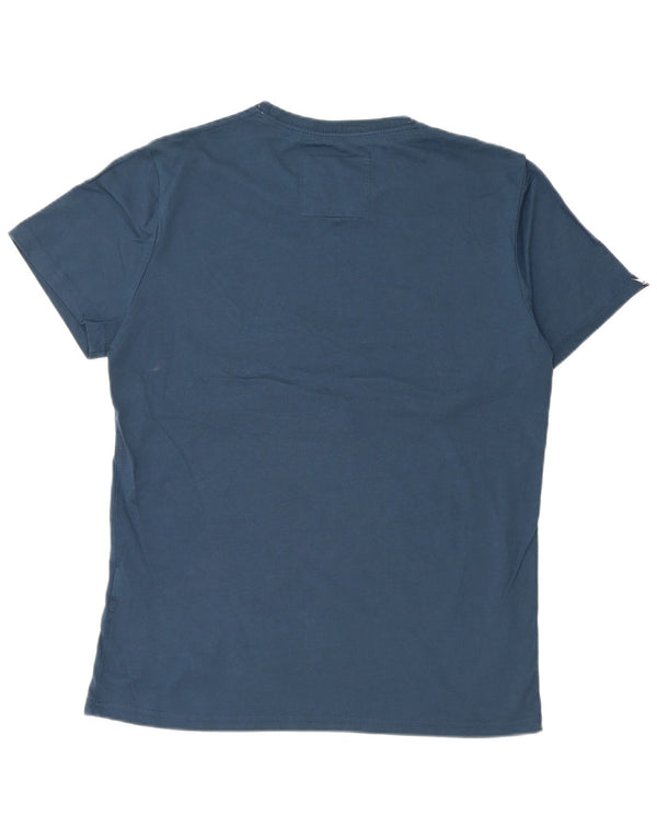 Superdry Herren Grafik-T-Shirt-Oberteil XL aus marineblauer Baumwolle