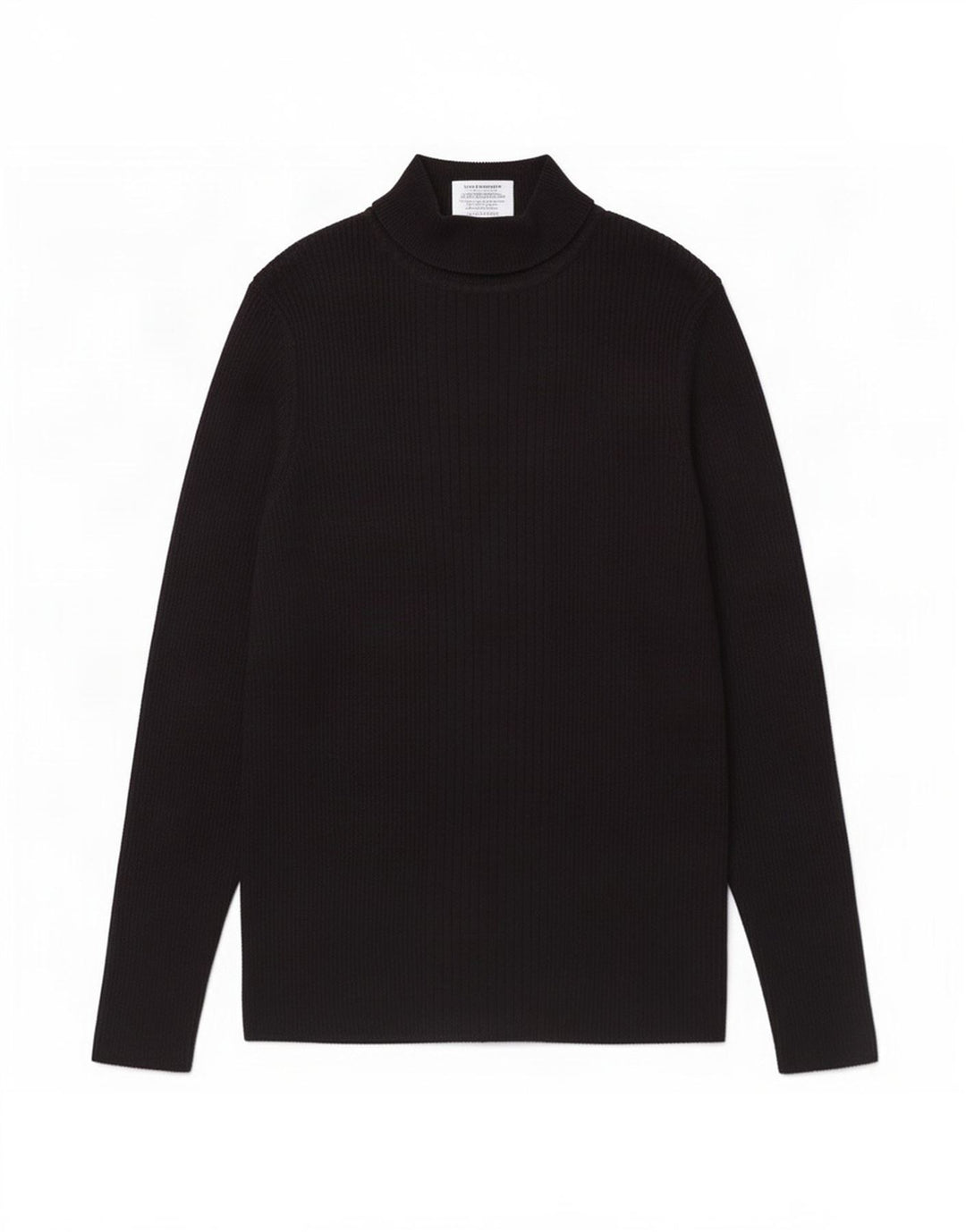 Marks & Spencer Damen Top Langarm UK 12 Medium Schwarz Viskose
