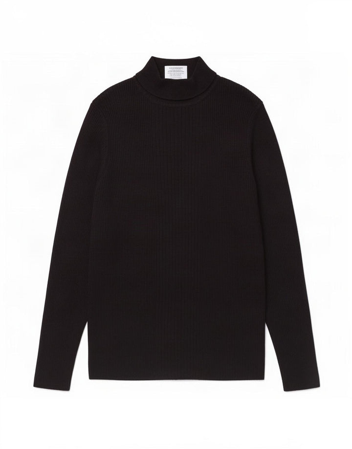 Marks & Spencer Damen Top Langarm UK 12 Medium Schwarz Viskose