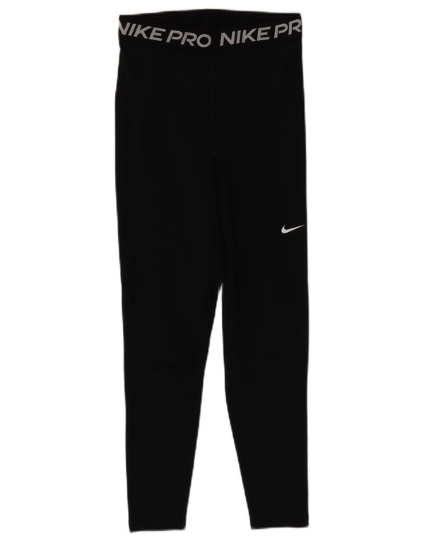 Nike Damen Capri-Leggings UK 10 Small Schwarz Sport