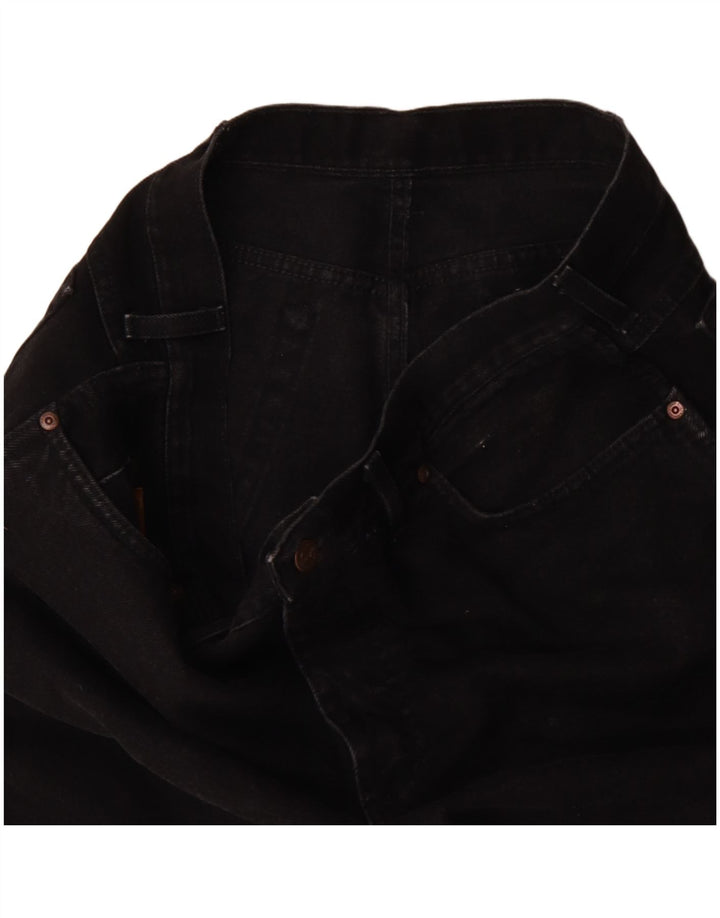 Wrangler Herren Straight Jeans W28 L32 Schwarz