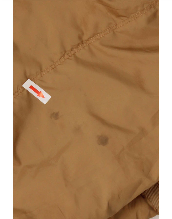 Tommy Hilfiger Wattierter Damenmantel mit Kapuze, UK 10, Größe S, braun, Polyester