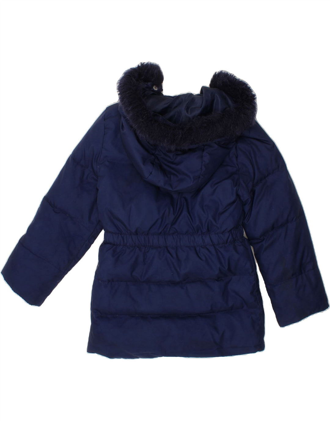GUESS Girls Hooded Padded Jacket 4-5 Years Navy Blue Vintage Guess and Second-Hand Guess from Messina Hembry 