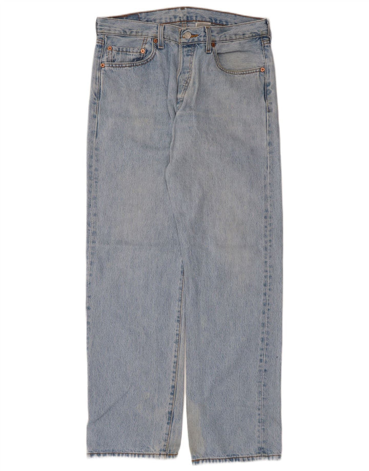 Levi's Herren Straight Jeans W34 L32 Blaue Baumwolle