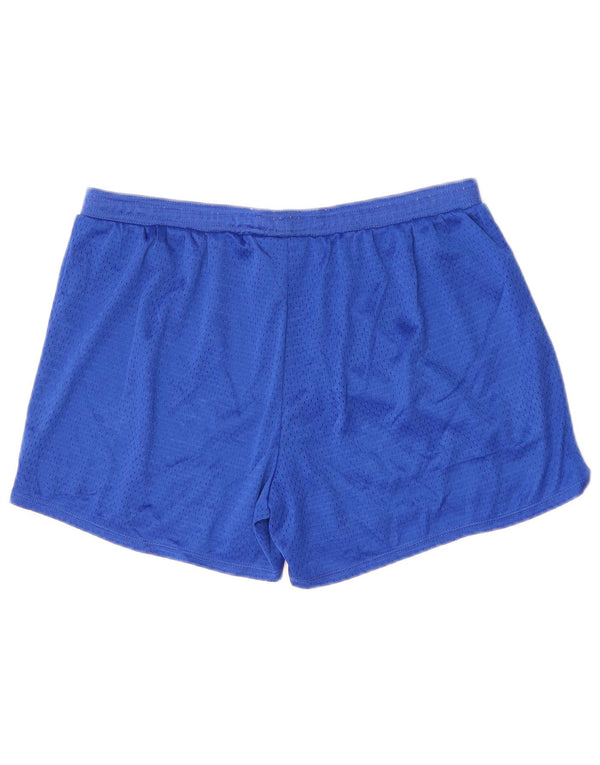 CHAMPION Damen Sportshorts UK 16 Large Blau Polyester