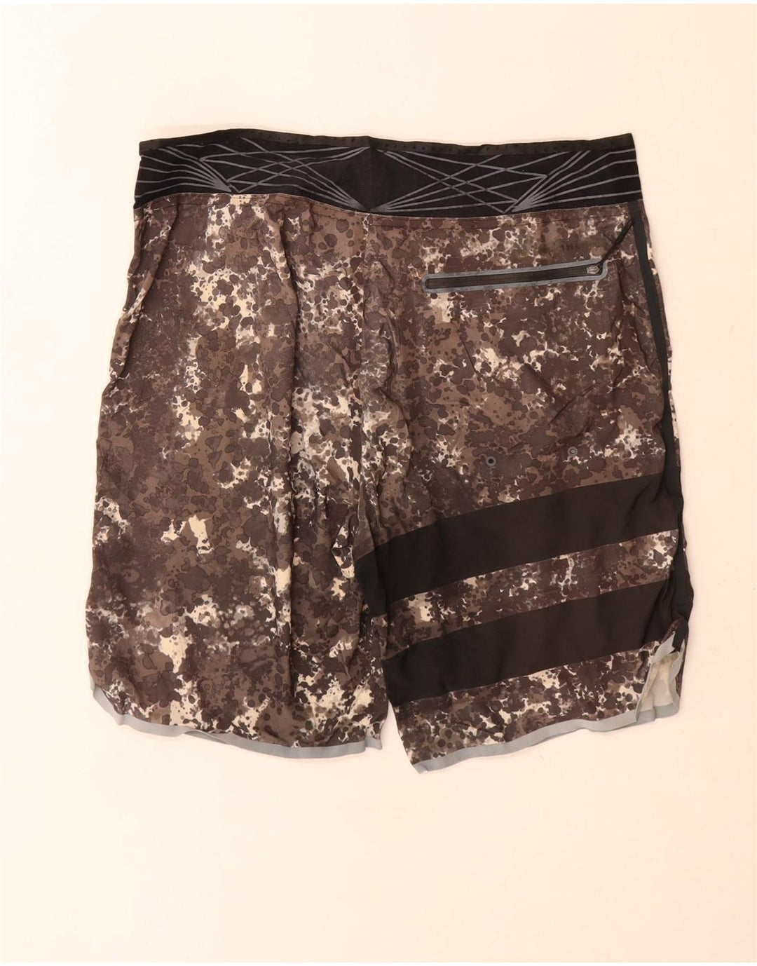 Hurley Herren-Badeshorts mit Grafik, mittelgrau, Camouflage
