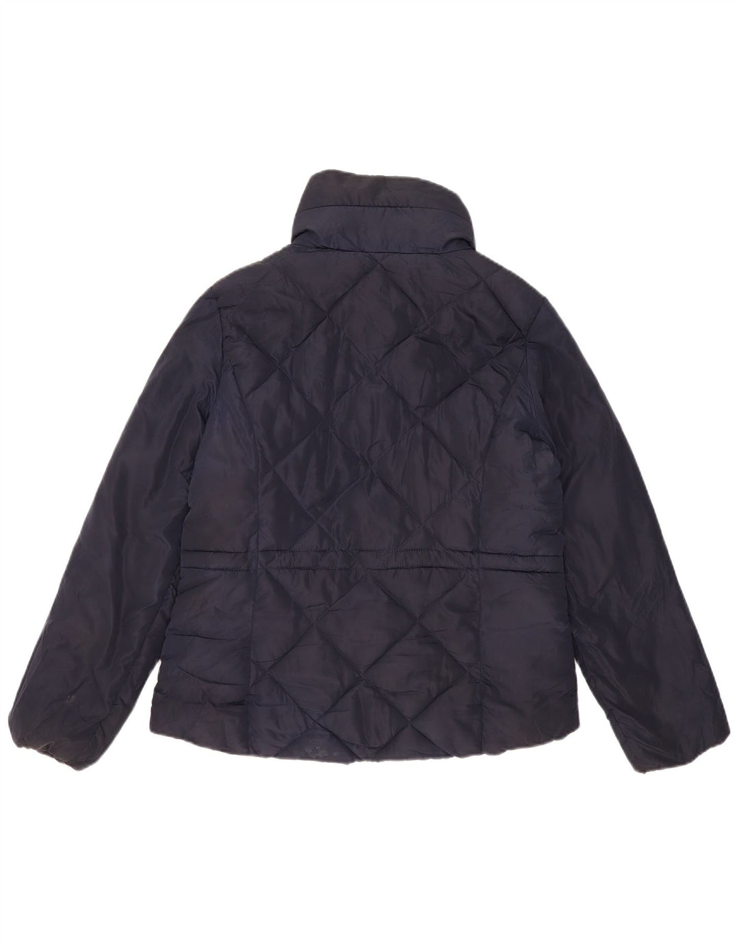 Marks & Spencer Damen Steppjacke UK 12 Medium Marineblau Polyester