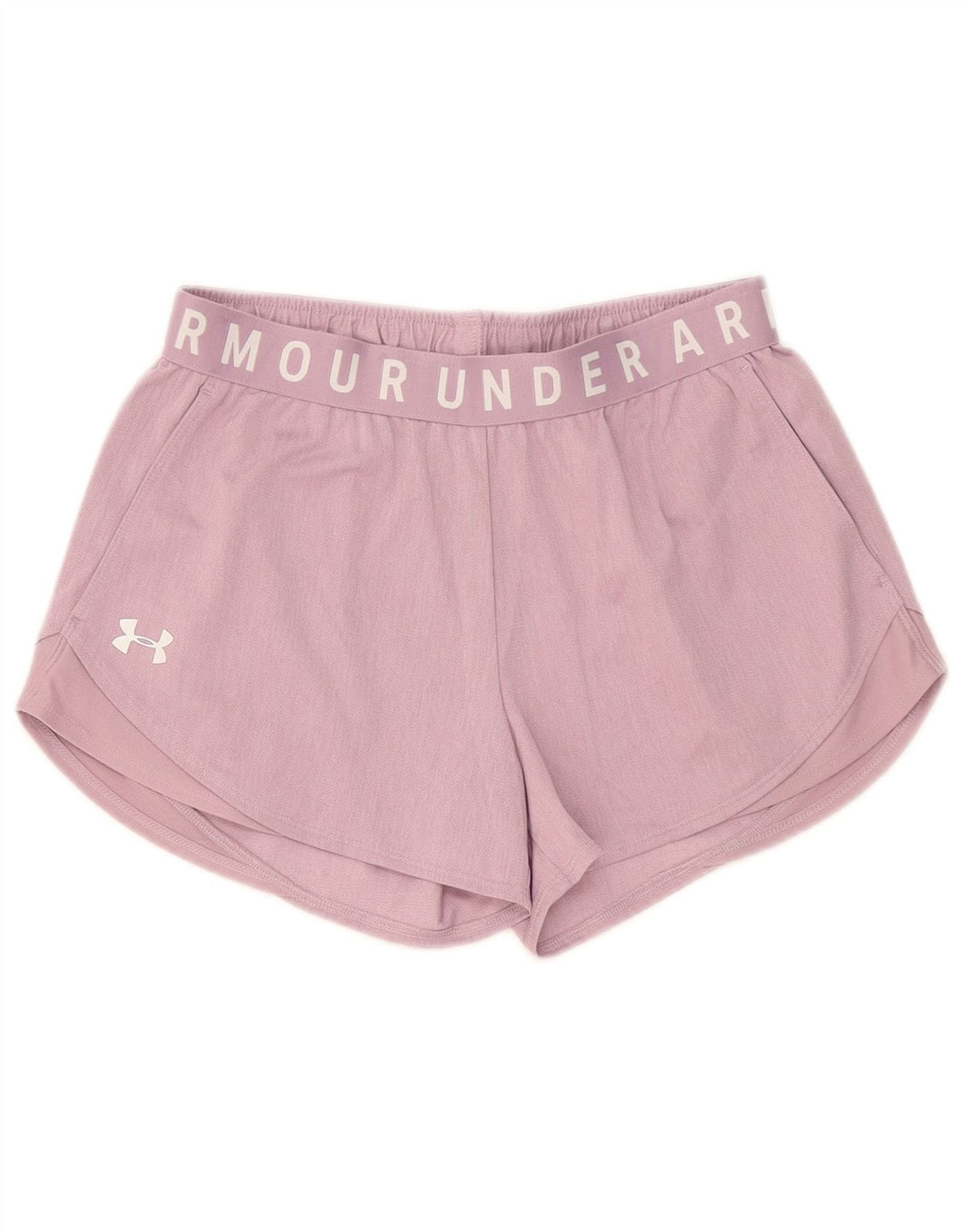 Under Armour Damen Graphic Sport Shorts UK 10 Small Rosa Polyester