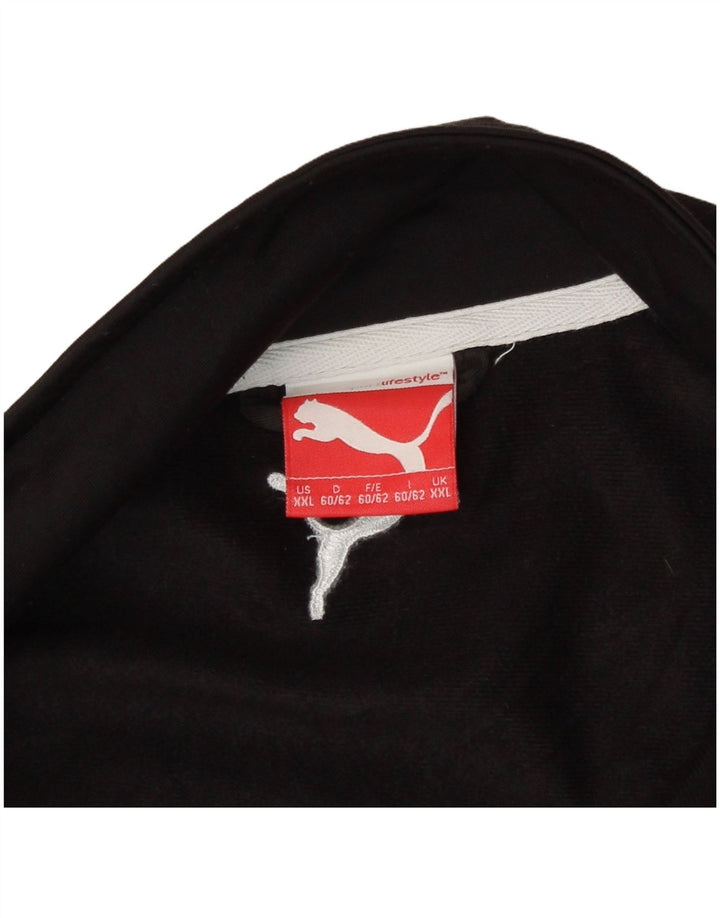 Puma Herren-Trainingsanzugoberteil, Jacke, 2XL, Schwarz, Colourblock-Polyester