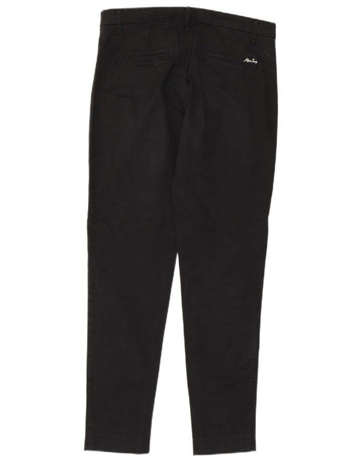 MISS SIXTY Skinny Chino-Hose für Damen, W26, L28, schwarze Baumwolle