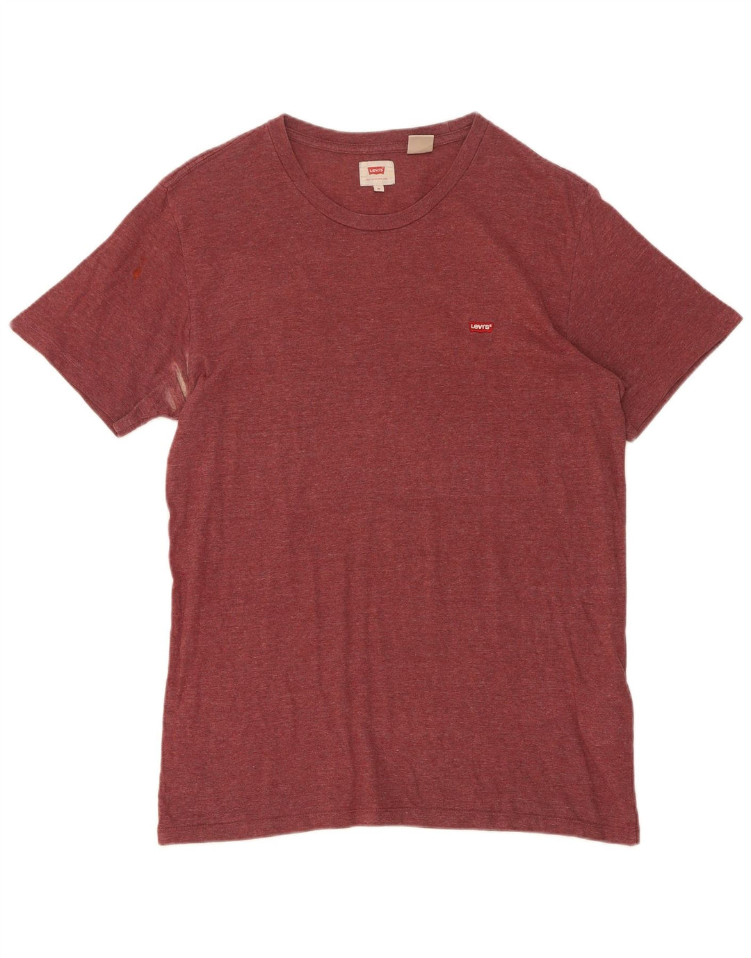 Levi's Herren-T-Shirt-Oberteil, mittlere kastanienbraune Baumwolle