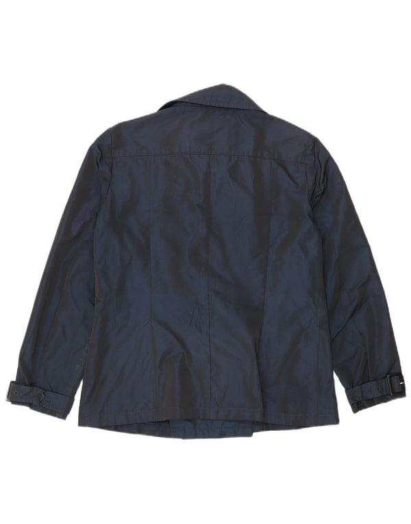 i Blues Kurzer zweireihiger Cabanmantel für Damen UK 12 Medium Marineblau