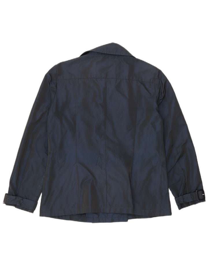 i Blues Kurzer zweireihiger Cabanmantel für Damen UK 12 Medium Marineblau