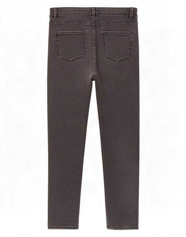Marks & Spencer Damen Straight Jeans UK 14 Large W32 L30 Schwarze Baumwolle