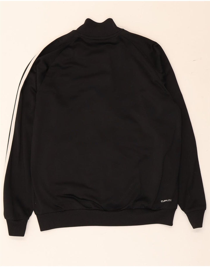 Adidas Jungen Clima 365 Trainingsanzug Top Jacke 11-12 Jahre Schwarz Polyester