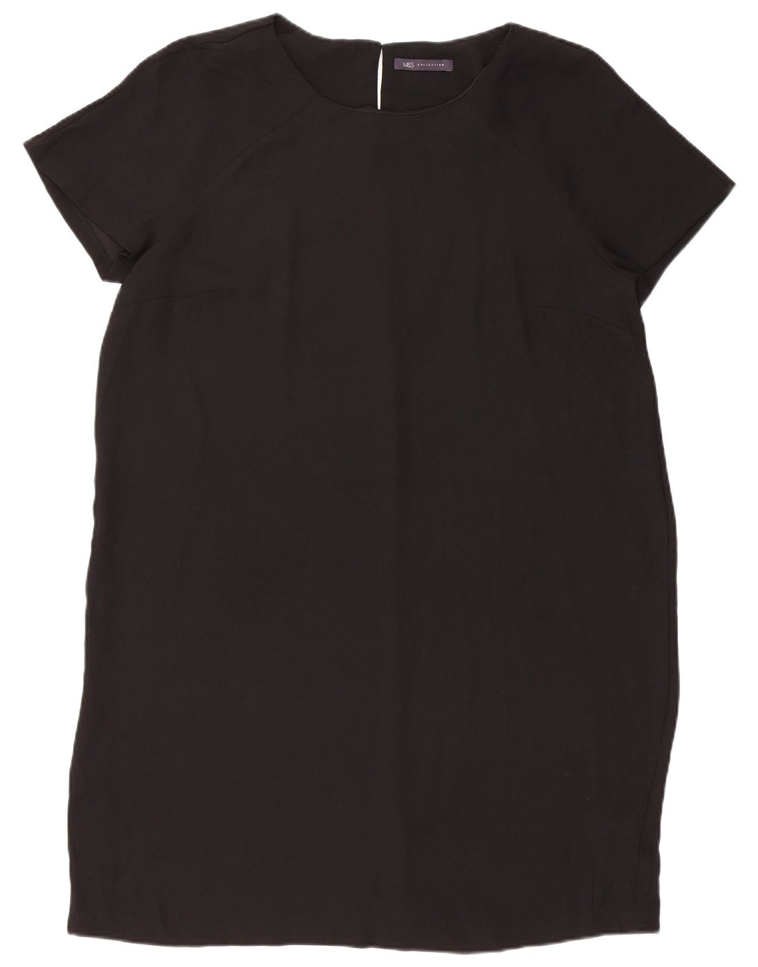 MARKS & SPENCER Womens Shift Dress UK 18 XL Black Polyester