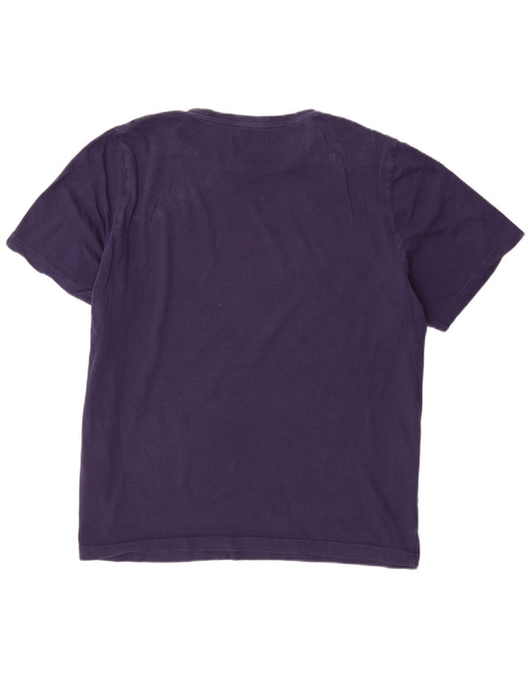 Puma Herren Grafik T-Shirt Top XL Marineblau Baumwolle