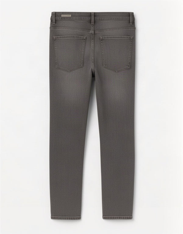 Marks & Spencer Damen The Lily Slim Jeans UK 16 Large W34 L27 Graue Baumwolle