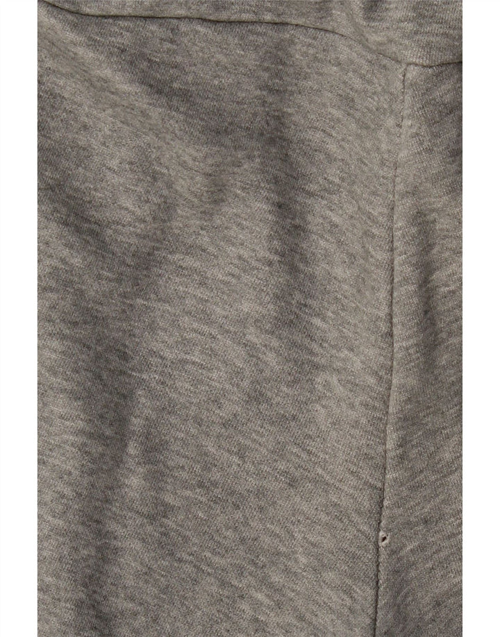 PUMA Damen-Trainingshose, Jogginghose, mittelgrau gefleckte Baumwolle