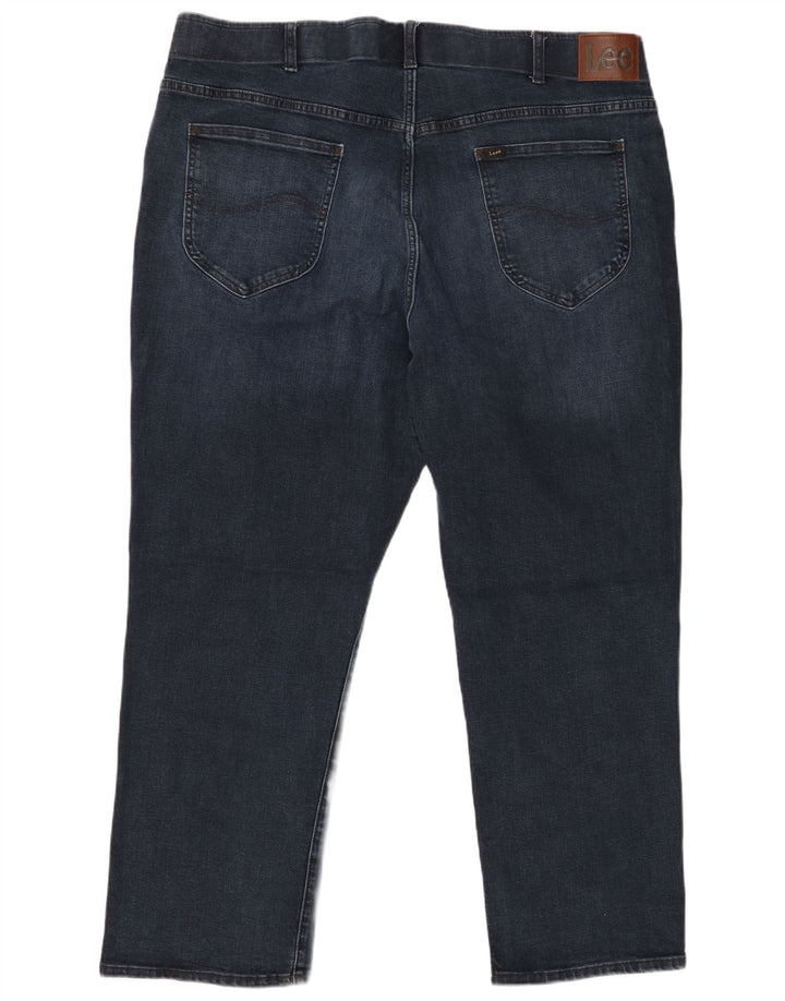 LEE Herren Relaxed Fit Straight Jeans W46 L30 Blaue Baumwolle