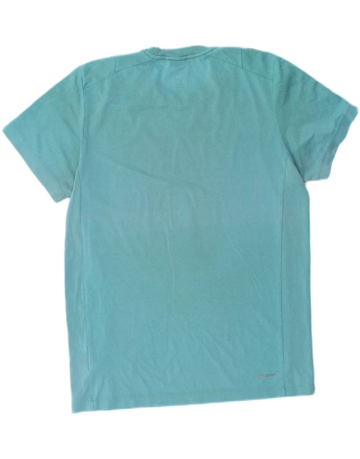 ADIDAS Mens Climacool T-Shirt Top Large Turquoise Polyester