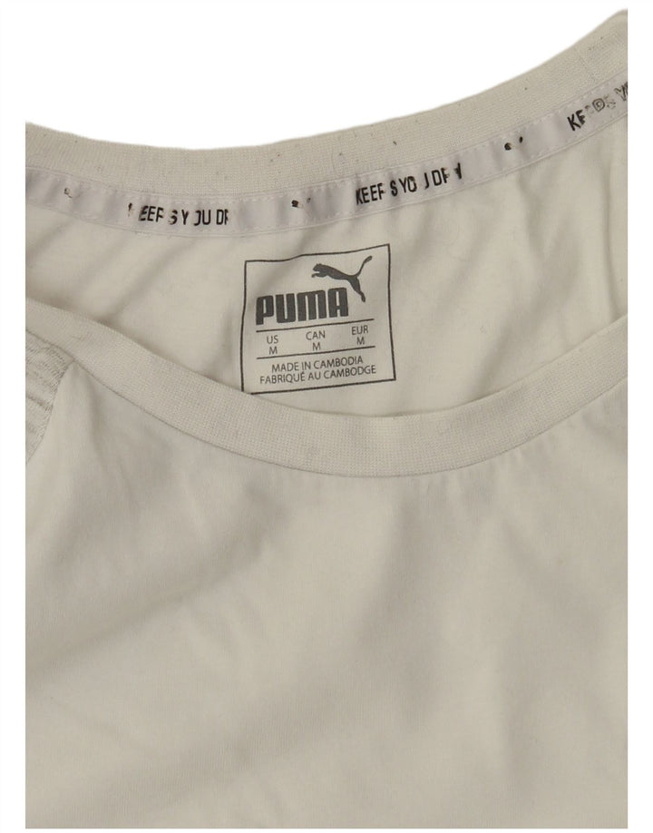 Puma Herren T-Shirt Top Mittelweiß Meliert