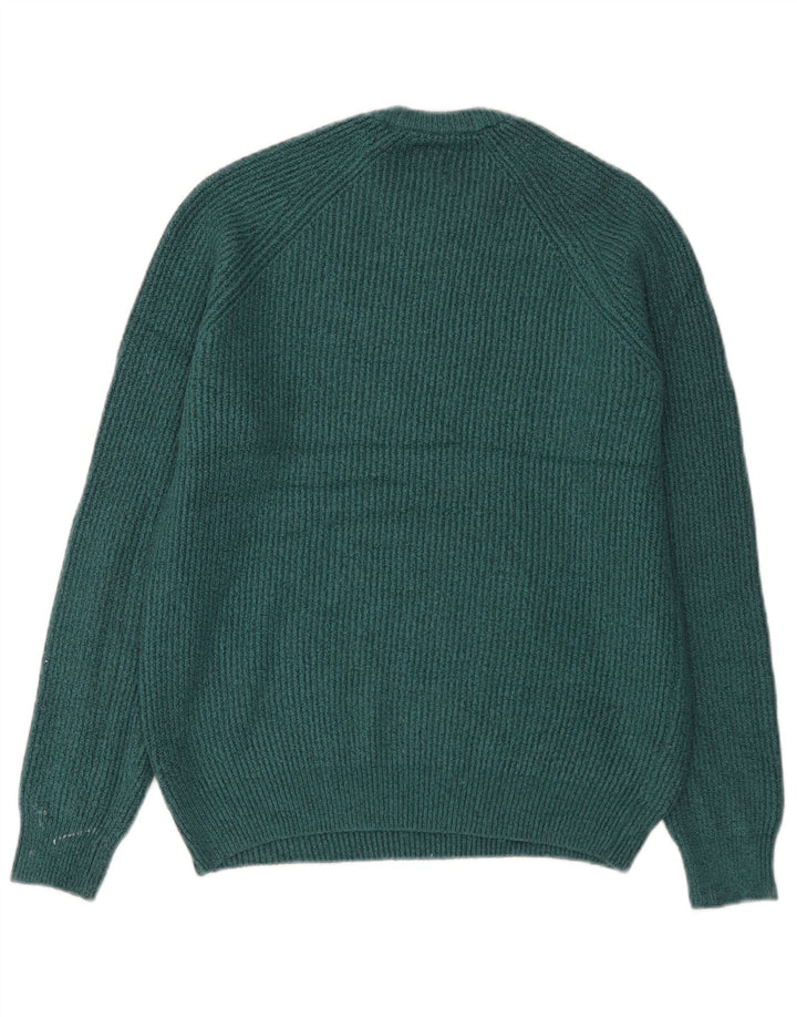 Marks & Spencer Damen-Pullover mit Rundhalsausschnitt, Gr. 12, Mittelgrün